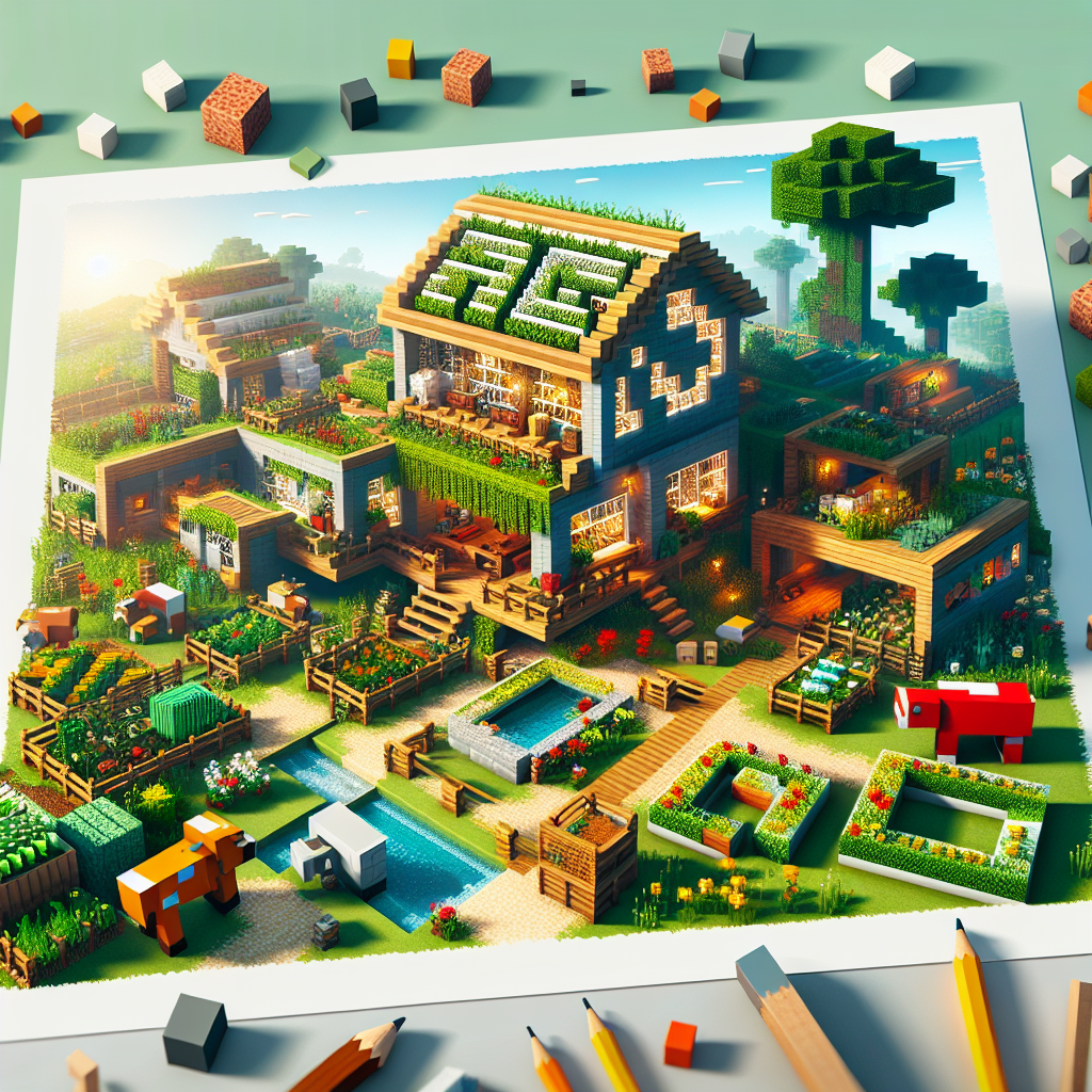 Tips dan Trik Membangun Rumah Unik di Minecraft