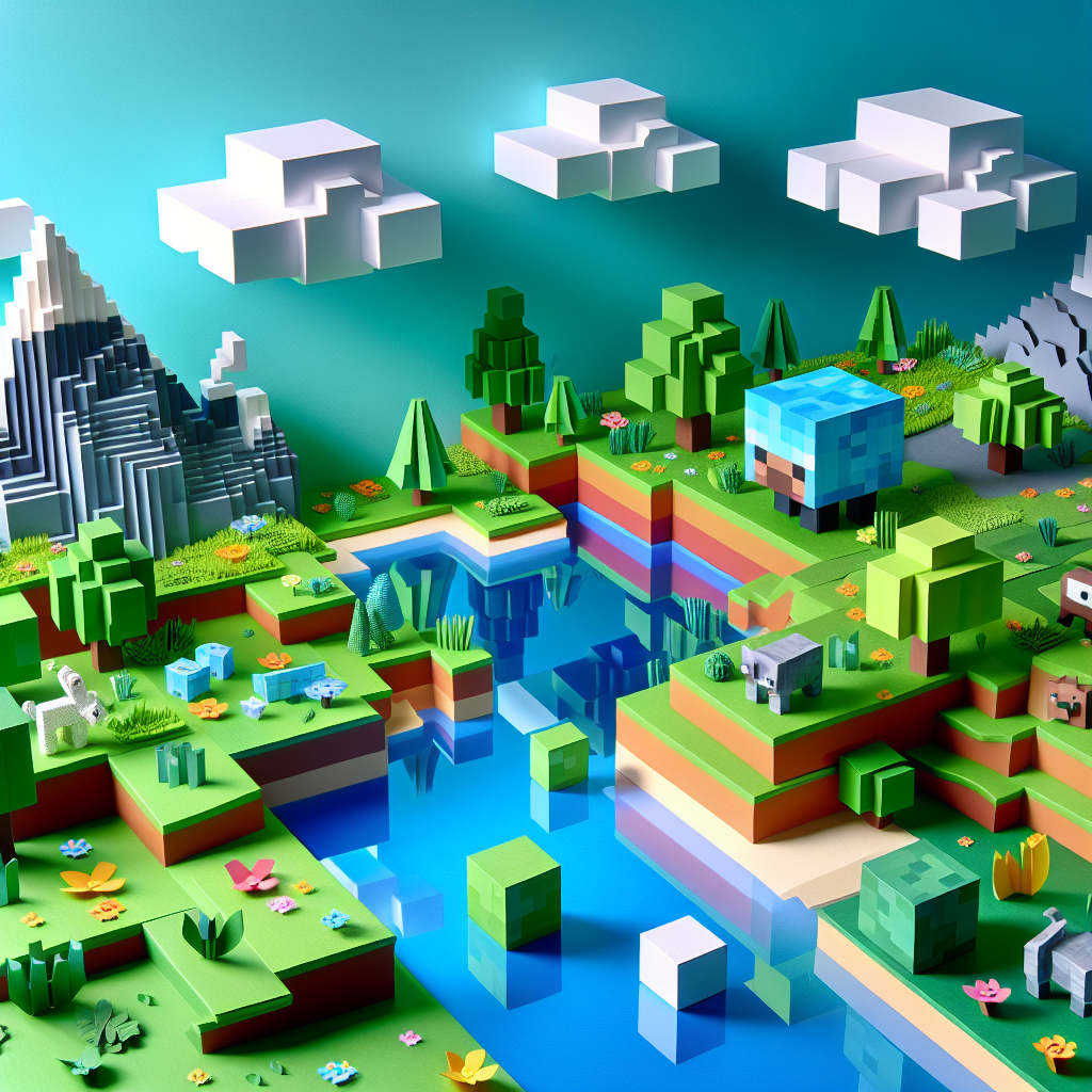 Creating a Minecraft World: Inspiring Paper Craft Ideas